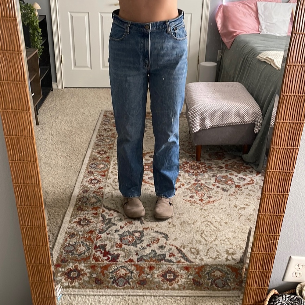 A&F 90’s Straight Ultra High Rise